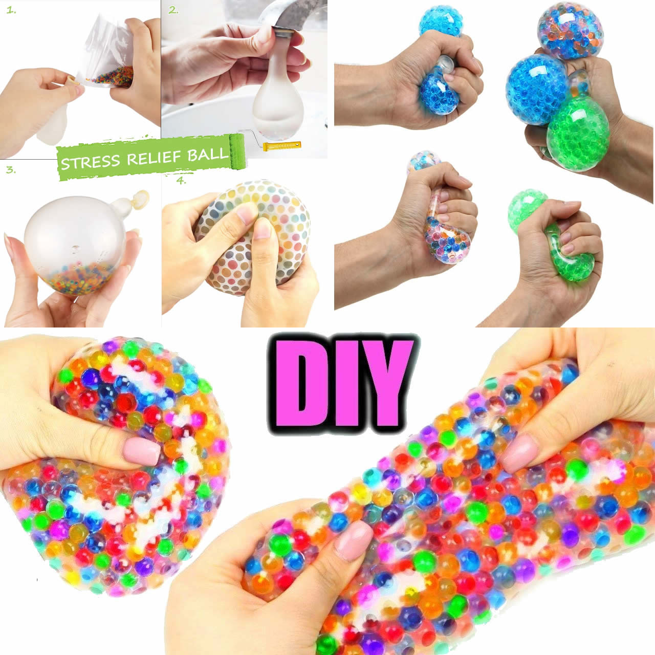 Multi-color Water Beads