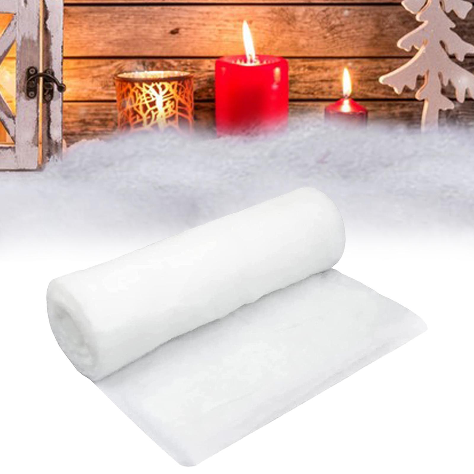 Flame-Retardant Artificial Snow Blanket – 2 Pack