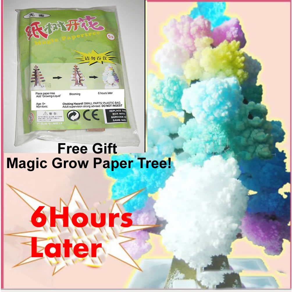 Magic Grow Kit Combo: Christmas Tree, Butterfly, and Snowman with Free Gift!