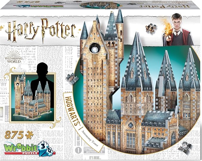 Harry Potter Hogwarts Astronomy Tower 3D Jigsaw Puzzle (875 Pieces)