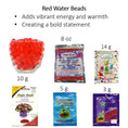 Load image into Gallery viewer, Red Water Gel Beads for Any Decor: Chic DIY Centerpieces
