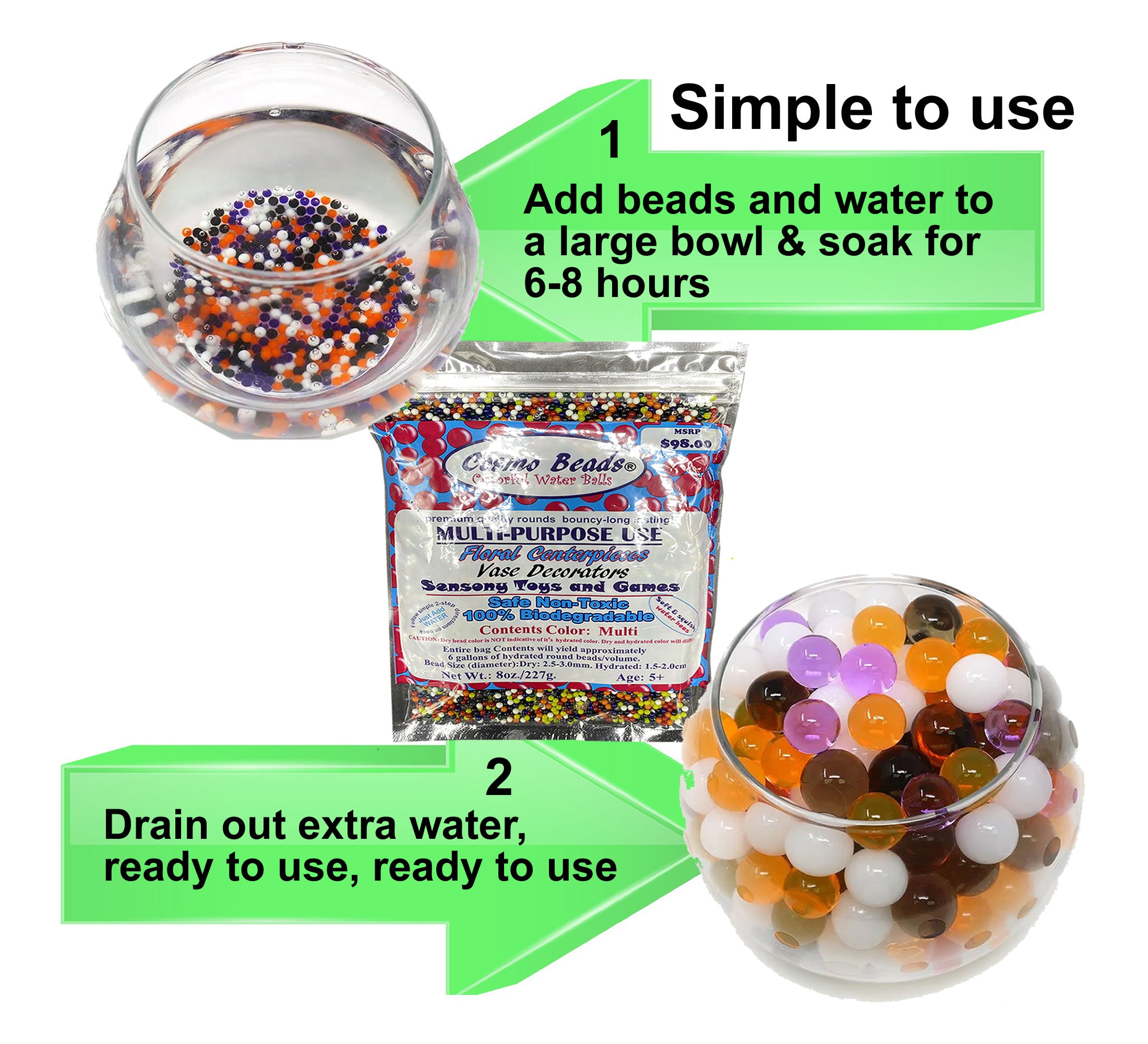 Multi-color Water Beads