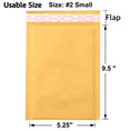 Load image into Gallery viewer, Gold Self-Seal Padded Mailers – Small, 50 Pieces
