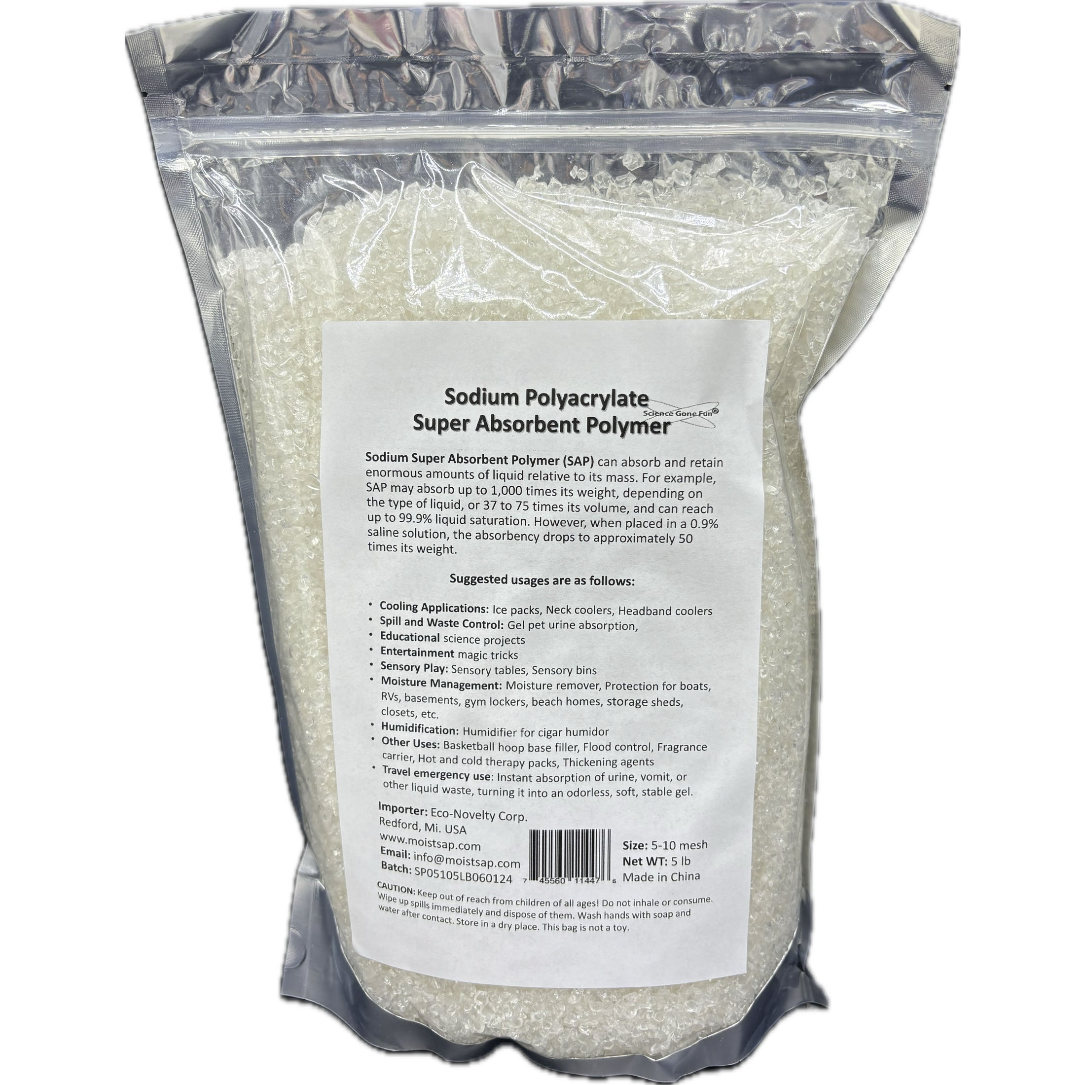 Sodium Polyacrylate: Large Granules for Diverse Uses