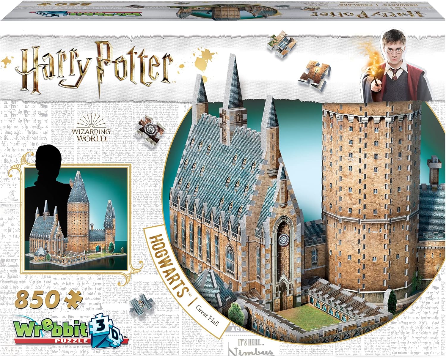 Harry Potter Hogwarts Great Hall 3D Jigsaw Puzzle - 850Piece