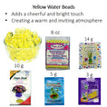 Load image into Gallery viewer, Yellow Water Gel Beads: Unlimited Possibilities
